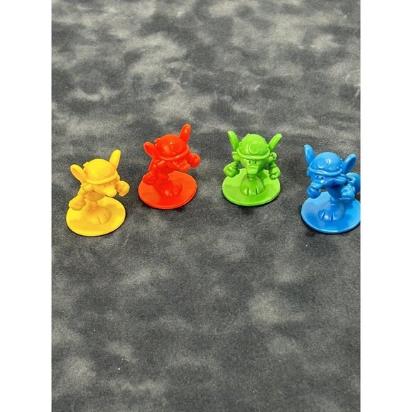 Mouse Trap 2005 Replacement Part 4 Mice Red Blue Green Yellow Token Piece Mover - Picture 1 of 3